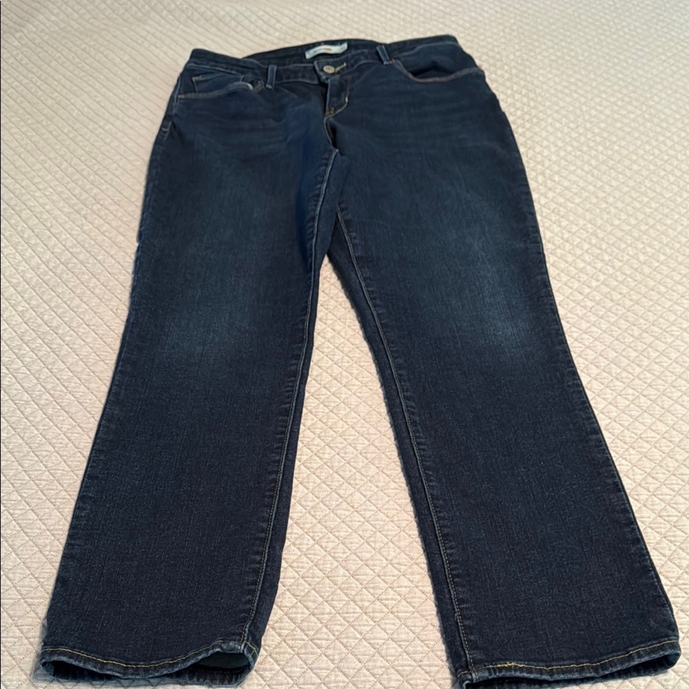 Levi's Blue Straight Leg Jeans Classic Denim